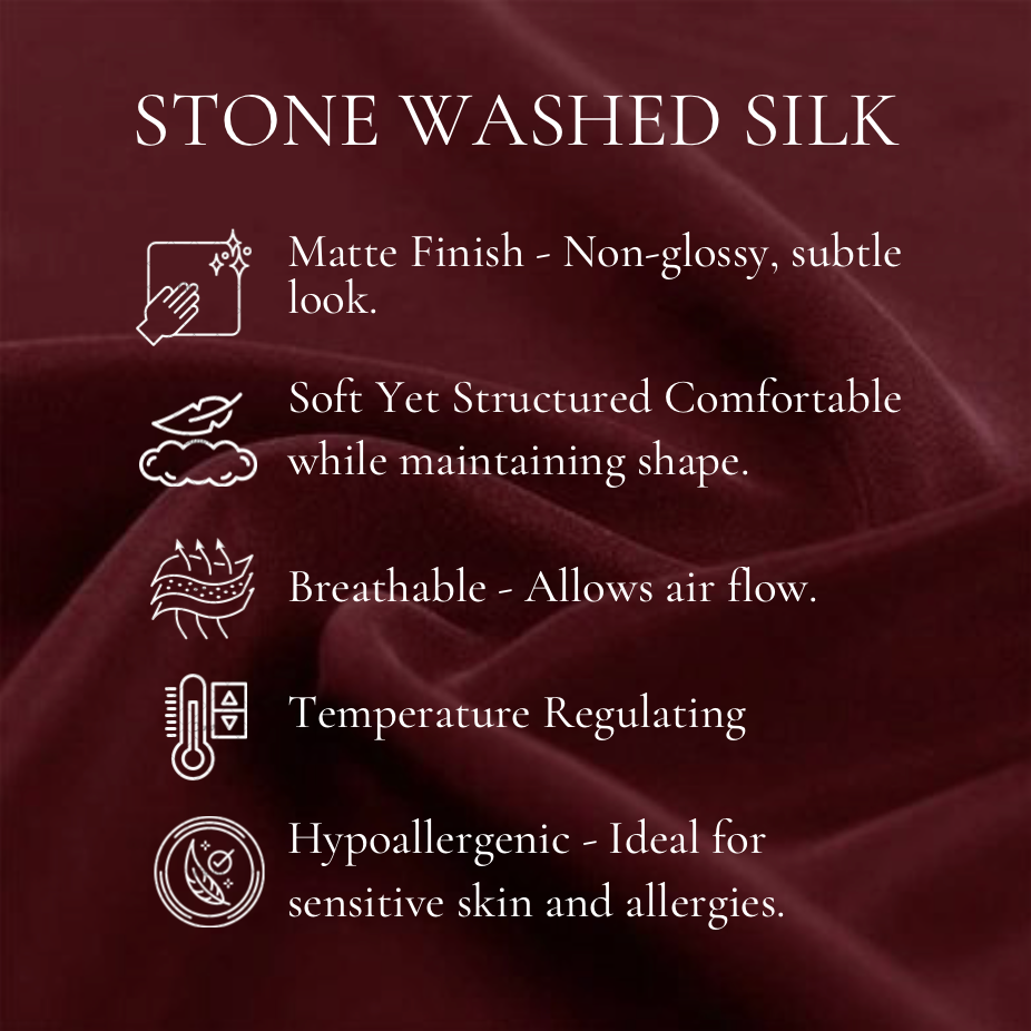 STONE WASHED SILK