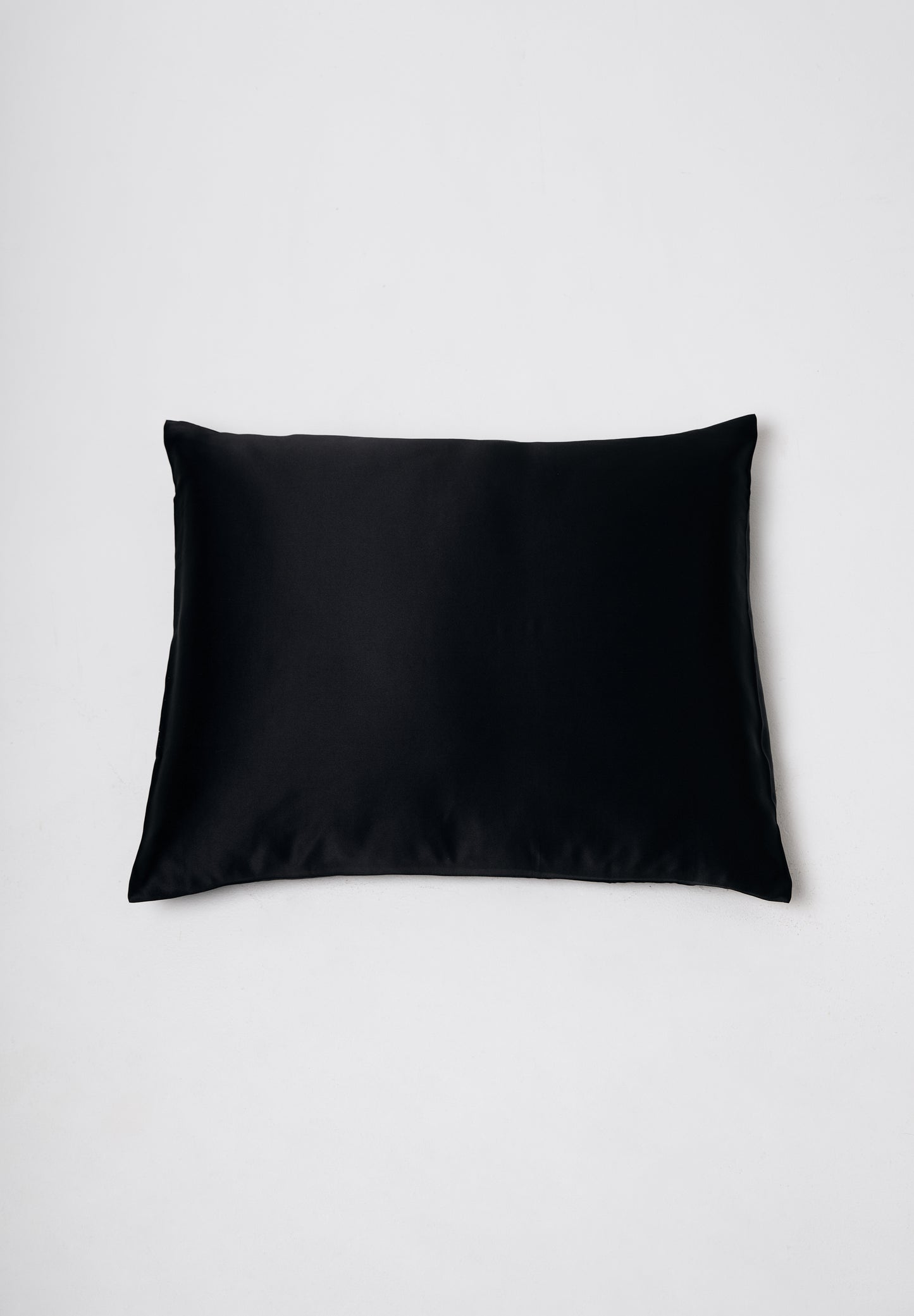 Black Silk Pillow Case