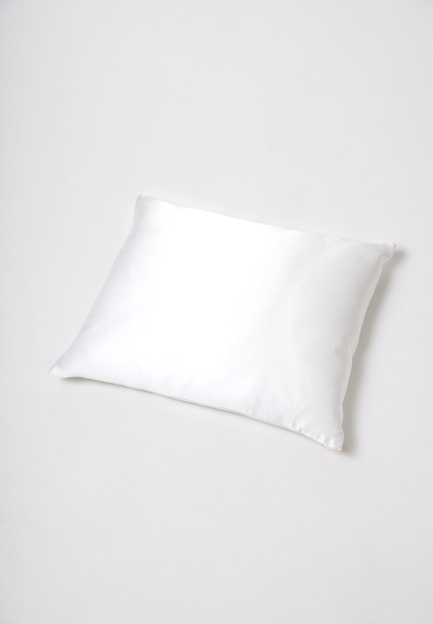 White Silk Pillow Case