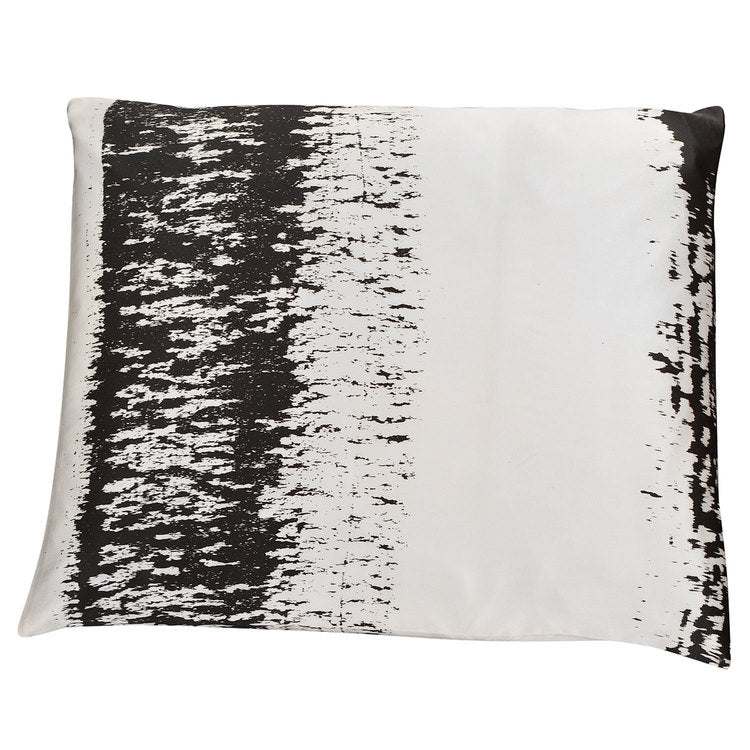 Monochrome Stripe Silk Pillow Case